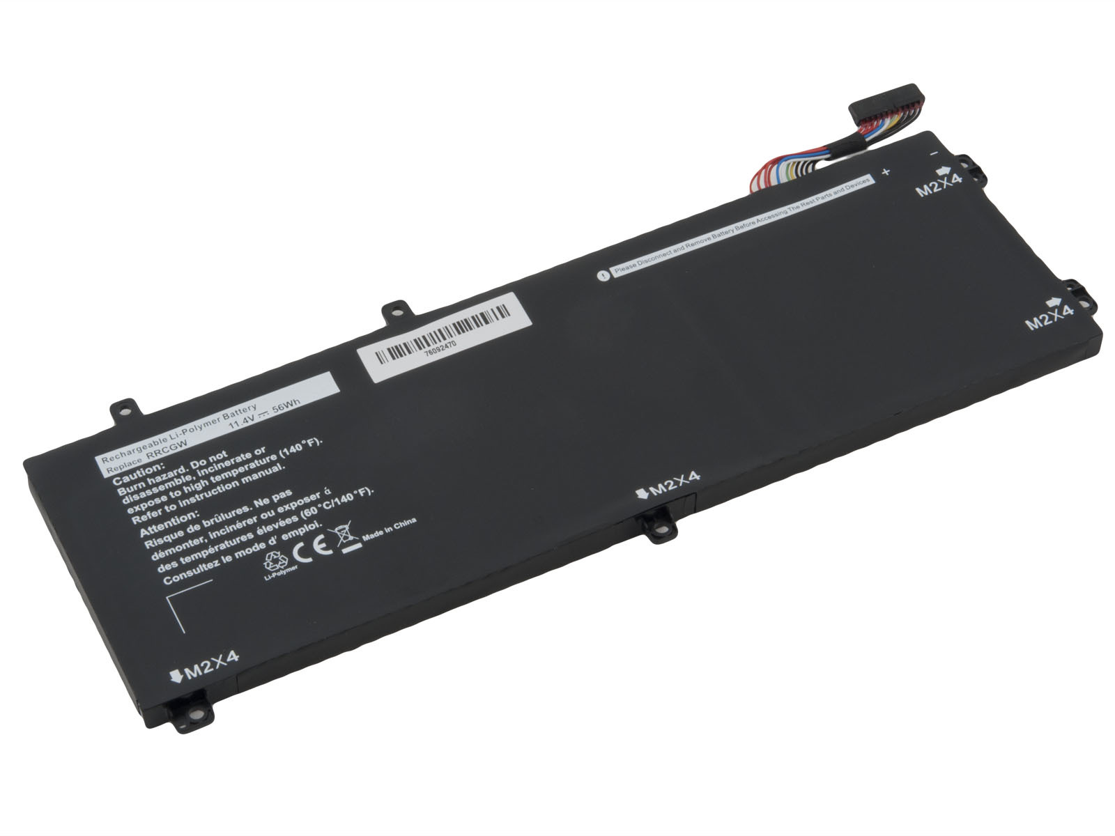 NTL5259 Batéria Dell 451-BBZX, RRCGW pro  Precision M5520, Precision M5530, Precision M5540, XPS 9550, XPS 9560, XPS 9570 11,4V  4910mAh LI-Pol - neoriginálna