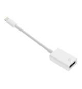 Apple MUQX3ZM/A USB-C to Lightning Adapter biely